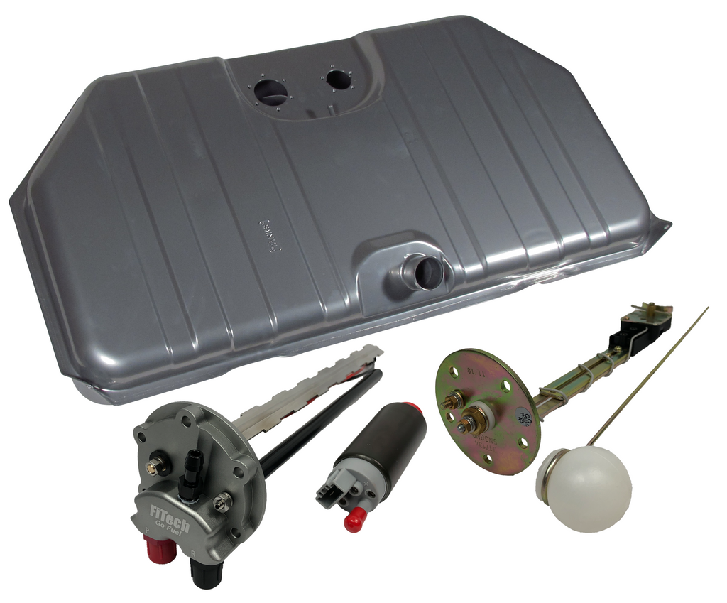 FiTech Fuel Injection 58023 Go Fuel 340 LPH EFI Fuel Tank Kit, 1967-1968 Chevy Camaro Notched
