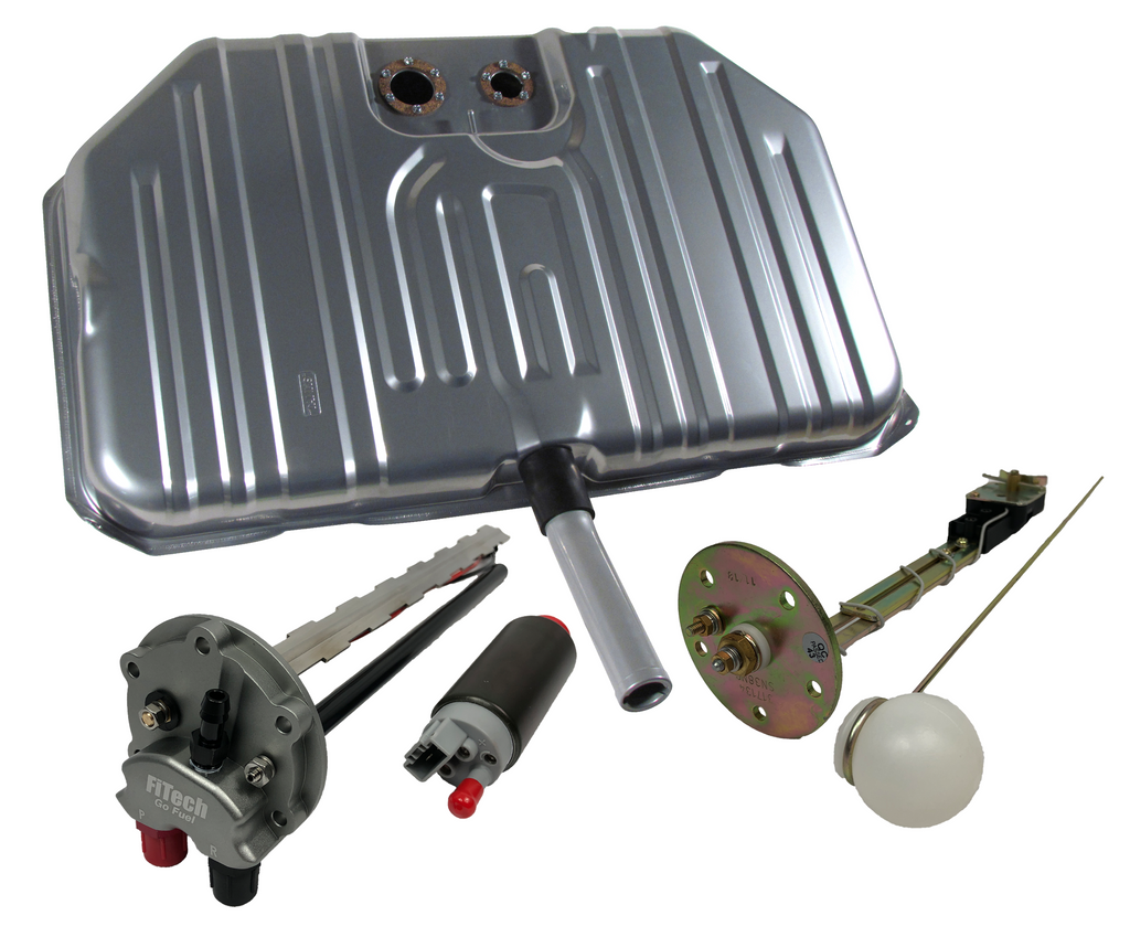 FiTech Fuel Injection 58026 Go Fuel 340 LPH EFI Fuel Tank Kit, 1968-1969 Chevy Chevelle Notched
