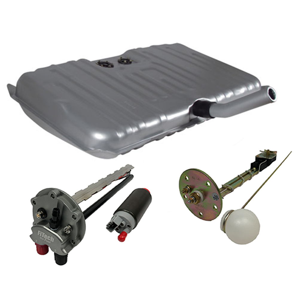 FiTech Fuel Injection 58028 Go Fuel 340 LPH EFI Fuel Tank Kit, 1970 Chevy Chevelle Notched