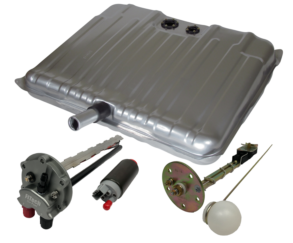 FiTech Fuel Injection 58035 Go Fuel 340 LPH EFI Fuel Tank Kit, 1965-1966 Chevy Impala