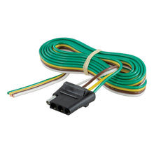 Load image into Gallery viewer, CURT 58040 4-Way Flat Connector Socket with 60" Wires (Vehicle Side)