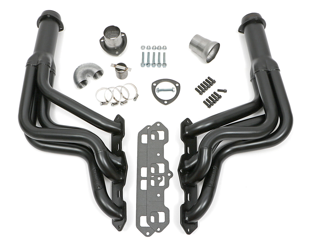 Hedman Hedders 58060 Uncoated Long-Tube EO Headers for 68-77 Oldsmobile 442, Cutlass, F85 w/Olds 350 for Select Oldsmobile Cutlass, Oldsmobile F85, Oldsmobile Vista Cruiser