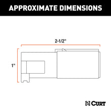 Load image into Gallery viewer, CURT 58060 4-Way Round Connector Plug (Trailer Side)