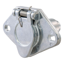 Load image into Gallery viewer, CURT 58071 4-Way Round Connector Socket (Vehicle Side, Packaged)