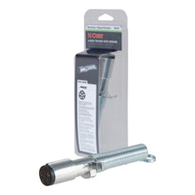 Load image into Gallery viewer, CURT 58083 6-Way Round Connector Plug with Spring (Trailer Side, Packaged)
