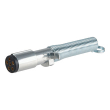 Load image into Gallery viewer, CURT 58083 6-Way Round Connector Plug with Spring (Trailer Side, Packaged)