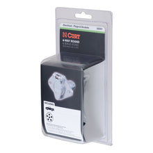 Load image into Gallery viewer, CURT 58091 6-Way Round Connector Socket (Vehicle Side, Packaged)