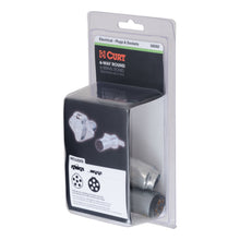 Load image into Gallery viewer, CURT 58092 6-Way Round Connector Plug &amp; Socket (Packaged)
