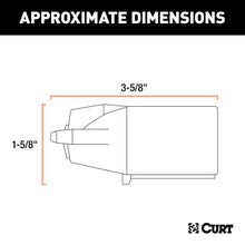 Load image into Gallery viewer, CURT 58141 7-Way RV Blade Connector Plug (Trailer Side, Black Plastic, Packaged)
