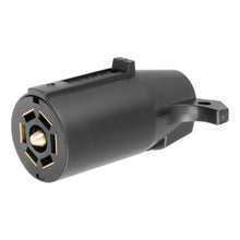 Load image into Gallery viewer, CURT 58141 7-Way RV Blade Connector Plug (Trailer Side, Black Plastic, Packaged)