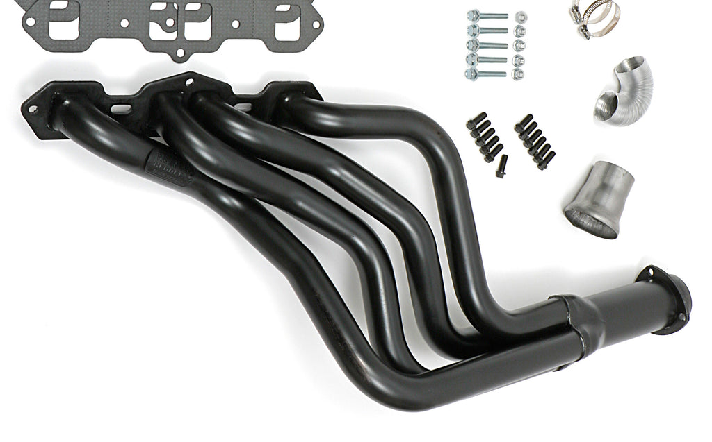 Hedman Hedders 58150 Uncoated Long-Tube EO Headers for 68-76 Olds 442, Cutlass, F85 w/Olds 400-455 for Select Oldsmobile 442, Oldsmobile Cutlass, Oldsmobile Delta 88, Oldsmobile F85, Oldsmobile Vista Cruiser