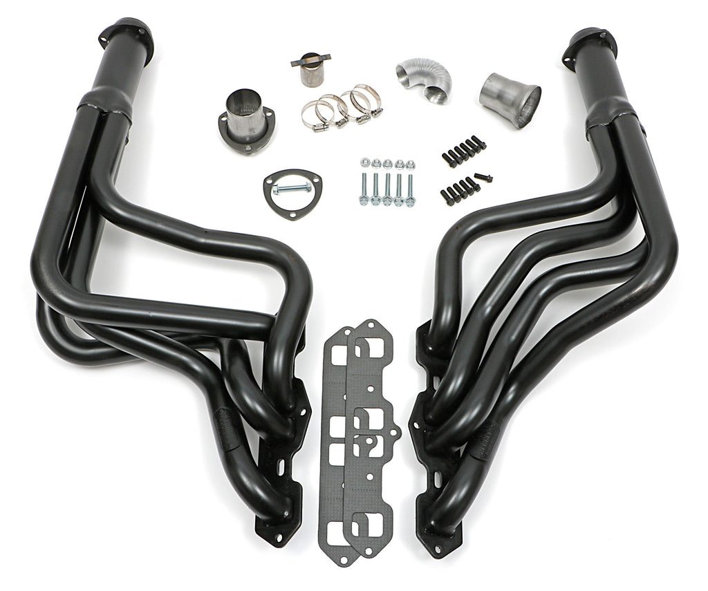 Hedman Hedders 58150 Uncoated Long-Tube EO Headers for 68-76 Olds 442, Cutlass, F85 w/Olds 400-455 for Select Oldsmobile 442, Oldsmobile Cutlass, Oldsmobile Delta 88, Oldsmobile F85, Oldsmobile Vista Cruiser