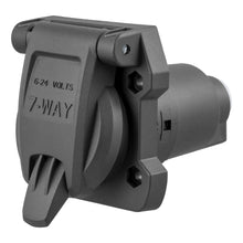 Load image into Gallery viewer, CURT 58155 Heavy-Duty 7-Way RV Blade Connector Socket (Vehicle Side)