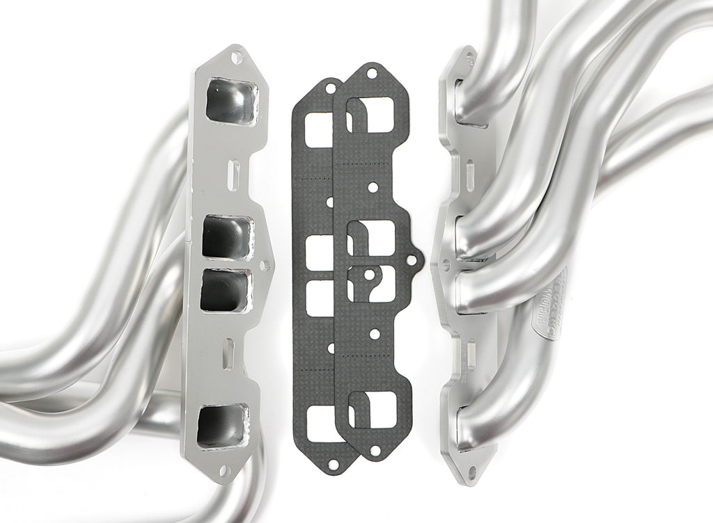 Hedman Hedders 58158 HD Silver Long Headers for 68-76 Oldsmobile 442, Cutlass, F85 w/Olds 400-455 for Select Oldsmobile 442, Oldsmobile Cutlass, Oldsmobile Delta 88, Oldsmobile F85, Oldsmobile Vista Cruiser