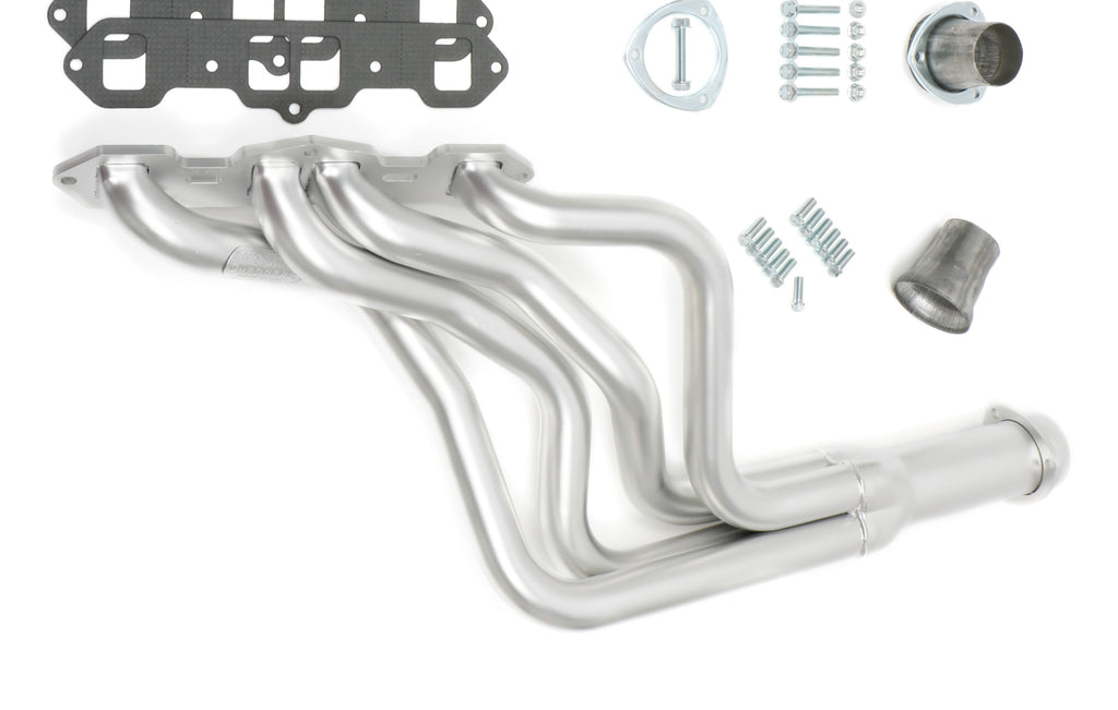 Hedman Hedders 58158 HD Silver Long Headers for 68-76 Oldsmobile 442, Cutlass, F85 w/Olds 400-455 for Select Oldsmobile 442, Oldsmobile Cutlass, Oldsmobile Delta 88, Oldsmobile F85, Oldsmobile Vista Cruiser