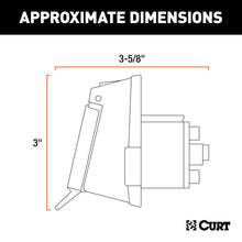 Load image into Gallery viewer, CURT 58170 7-Way Round Connector Socket (Vehicle Side)