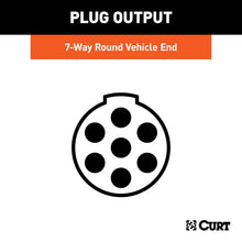 Load image into Gallery viewer, CURT 58170 7-Way Round Connector Socket (Vehicle Side)