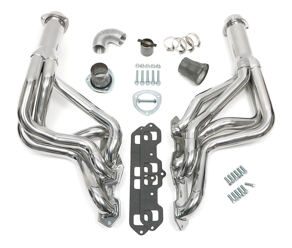 Hedman Hedders 58196 Silver Long-Tube Headers For 70-72 Oldsmobile Cutlass Supreme with Olds 260-403