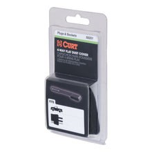 Load image into Gallery viewer, CURT 58201 4-Way Flat Connector Dust Cover (Vehicle Side, Packaged)