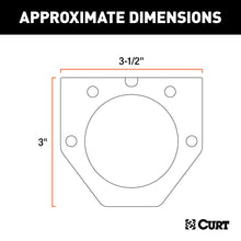 Load image into Gallery viewer, CURT 58222 Connector Mounting Bracket for 7-Way Round