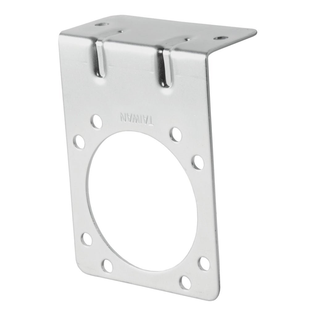 CURT 58231 Connector Mounting Bracket for 7-Way RV Blade (Zinc, Packaged)