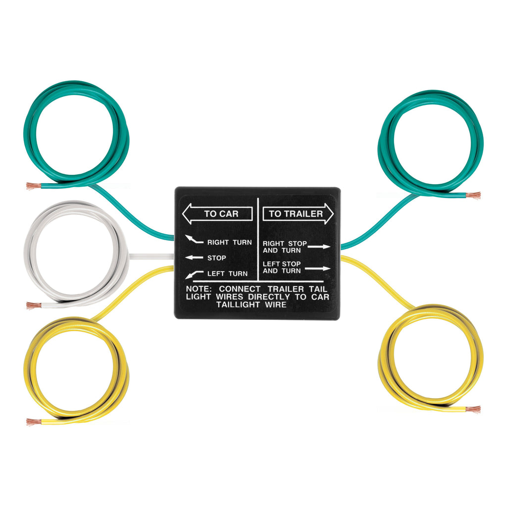 CURT 58240 Non-Powered 3-to-2-Wire Taillight Converter (Bulk)