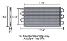 Load image into Gallery viewer, 6-Pass-Econo-Cool-Tube--Fin-Replacement-Cooler,-12-Barb-Inlets