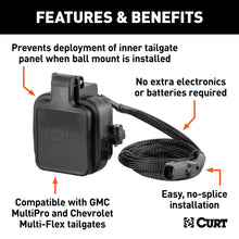 Load image into Gallery viewer, CURT 58265 Protective MultiPro/Multi-Flex Tailgate Sensor with 2in. Hitch Cap - Truck Part Superstore