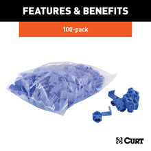 Load image into Gallery viewer, CURT 58280 Snap Lock Tap Connectors (18-14 Wire Gauge, 100-Pack)