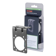 Load image into Gallery viewer, CURT 58291 Connector Mounting Bracket for 7-Way RV Blade (Black, Packaged)