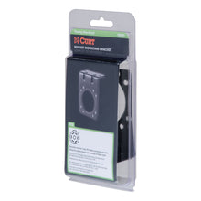 Load image into Gallery viewer, CURT 58291 Connector Mounting Bracket for 7-Way RV Blade (Black, Packaged)