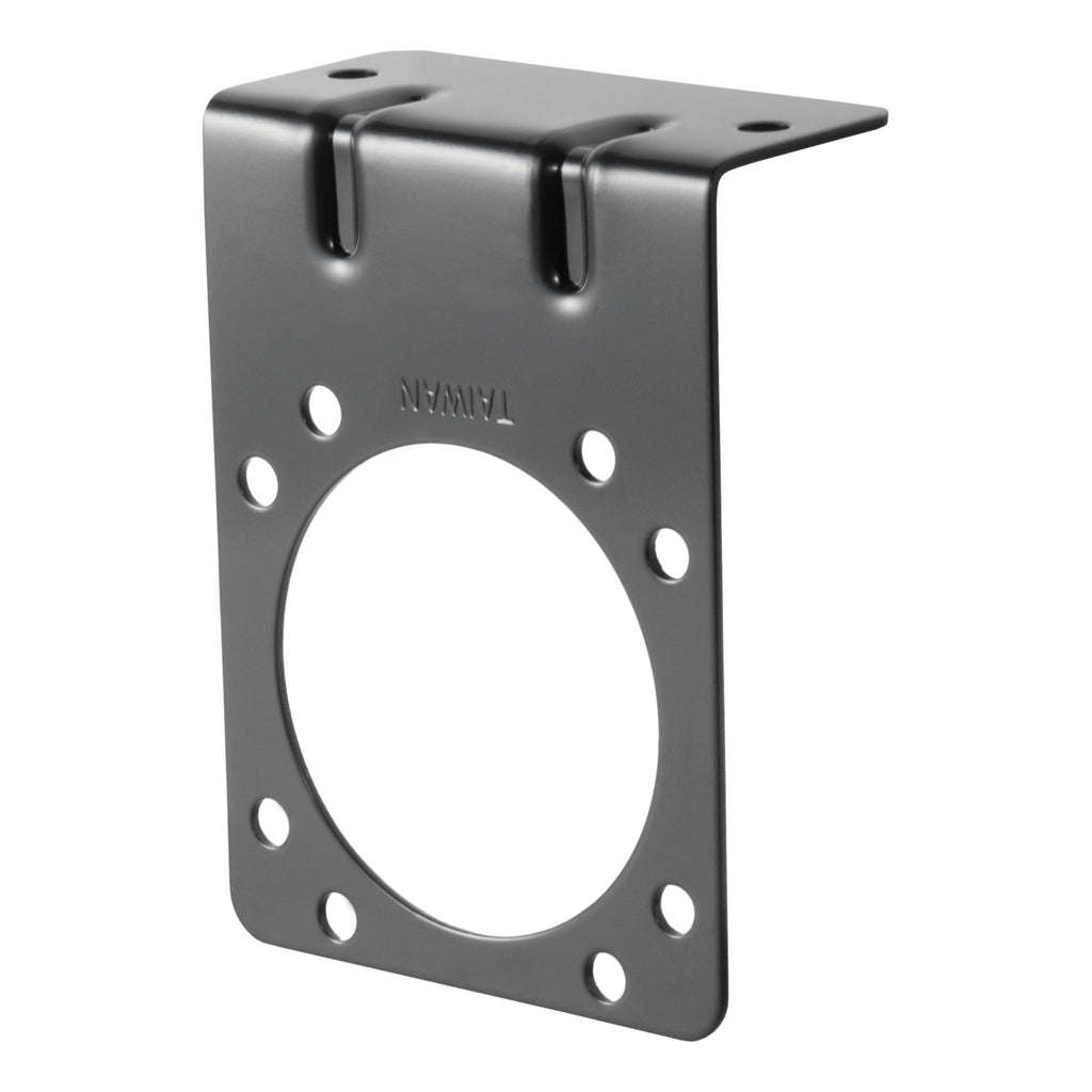 CURT 58291 Connector Mounting Bracket for 7-Way RV Blade (Black, Packaged)