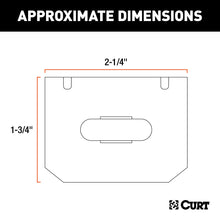 Load image into Gallery viewer, CURT 58300 Connector Mounting Bracket for 4-Way Flat