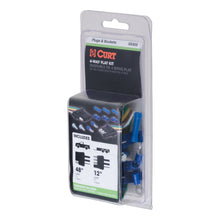Load image into Gallery viewer, CURT 58305 4-Way Flat Connector Plug &amp; Socket with 12" &amp; 48" Wires &amp; Hardware (Packaged)