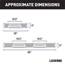 Load image into Gallery viewer, Luverne 583100-571477 LUVERNE 583100-571477 O-Mega II 100-Inch; 36-Inch Silver Aluminum Side Steps; Co for Select Ram ProMaster 1500, Ram ProMaster 2500, Ram ProMaster