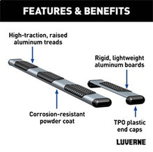 Load image into Gallery viewer, Luverne 583100-571477 LUVERNE 583100-571477 O-Mega II 100-Inch; 36-Inch Silver Aluminum Side Steps; Co for Select Ram ProMaster 1500, Ram ProMaster 2500, Ram ProMaster
