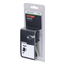 Load image into Gallery viewer, CURT 58348 4-Way Flat Connector Plug with 48" Wires (Trailer Side, Packaged)