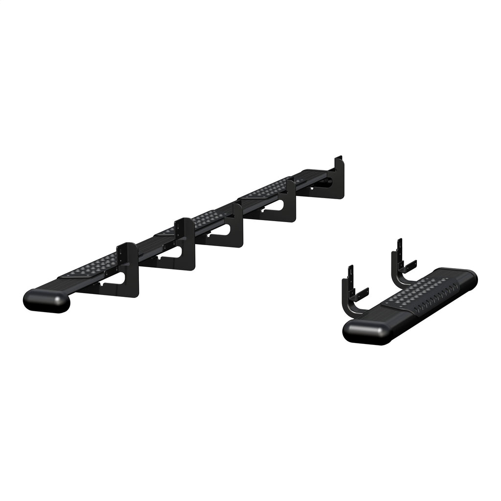 Luverne 584100-570747 LUVERNE 584100-570747 O-Mega II 100-Inch; 36-Inch Black Aluminum Side Steps; Com for Select Dodge Sprinter 2500, Dodge Sprinter 3500, Freightliner Sprinter 2500, Freightliner Sprinter 3500, Mercedes-Benz Sprinter 2500, Mercedes-Benz