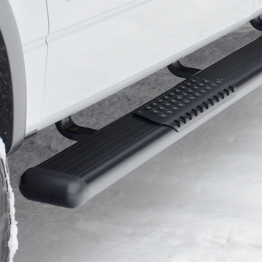 Luverne 584100-570747 LUVERNE 584100-570747 O-Mega II 100-Inch; 36-Inch Black Aluminum Side Steps; Com for Select Dodge Sprinter 2500, Dodge Sprinter 3500, Freightliner Sprinter 2500, Freightliner Sprinter 3500, Mercedes-Benz Sprinter 2500, Mercedes-Benz