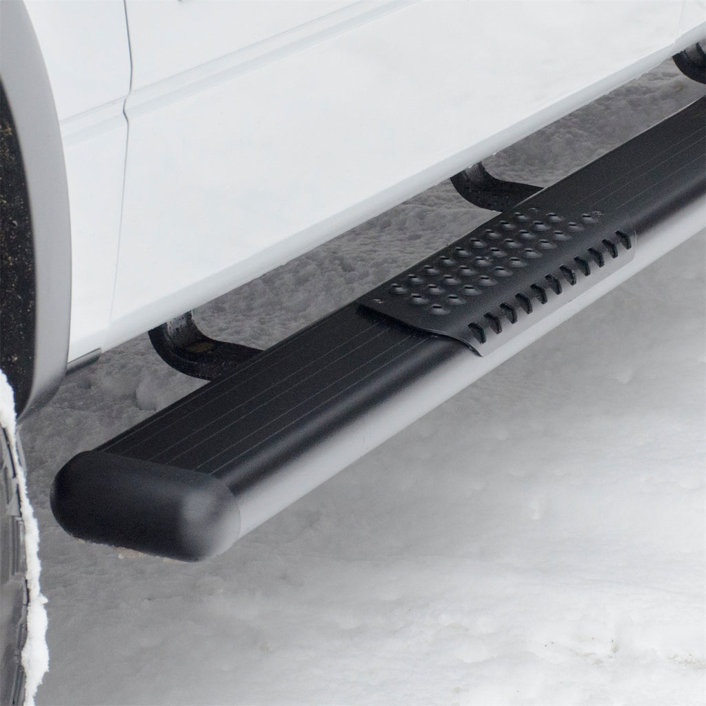 Luverne 584100-571477 LUVERNE 584100-571477 O-Mega II 100-Inch; 36-Inch Black Aluminum Side Steps; Com for Select Ram ProMaster 1500, Ram ProMaster 2500, Ram ProMaster