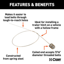 Load image into Gallery viewer, CURT 58410 Fish Wire for 7/16" Diameter Bolts