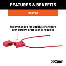 Load image into Gallery viewer, CURT 58470 10-Amp In-Line Fuse Holders (12-Pack)