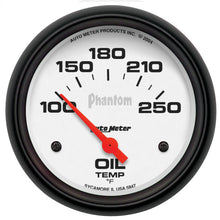 Load image into Gallery viewer, AutoMeter 5847 GAUGE, OIL TEMP, 2 5/8", 100-250?F, ELECTRIC, PHANTOM