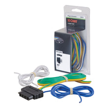 Load image into Gallery viewer, CURT 58531 5-Way Flat Connector Socket with 60" Wires (Vehicle Side, Packaged)
