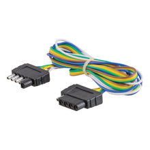 Load image into Gallery viewer, CURT 58550 5-Way Flat Connector Plug &amp; Socket with 72" Wires