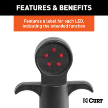 Load image into Gallery viewer, CURT 58650 6-Way Round Connector Tester