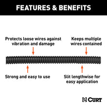 Load image into Gallery viewer, CURT 58823 1/4" Convoluted Slit Loom Tubing (1' Increments)