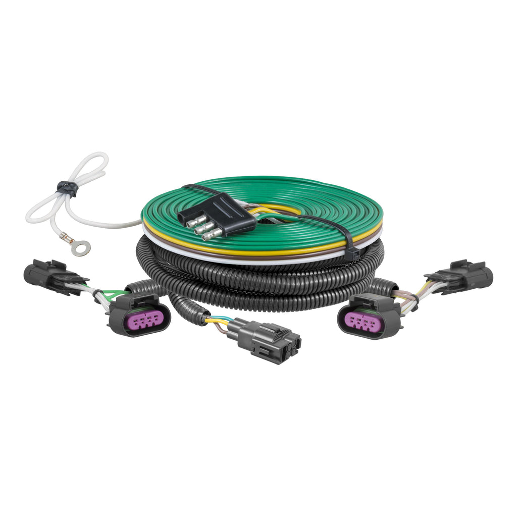 CURT 58900 Custom Towed-Vehicle RV Wiring Harness, Select Chevrolet Equinox, GMC Terrain