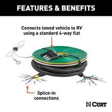 Load image into Gallery viewer, CURT 58925 Custom Towed-Vehicle RV Wiring, Select Buick, Chevrolet, GMC, Oldsmobile SUVs