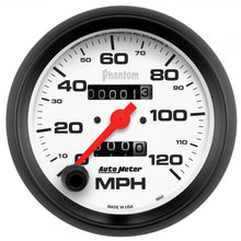 Load image into Gallery viewer, AutoMeter 5892 GAUGE, SPEEDOMETER, 3 3/8", 120MPH, MECHANICAL, PHANTOM